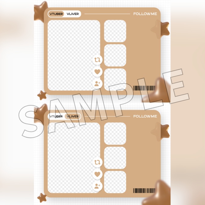 【フリー素材】Vtuberフォロー祭り素材