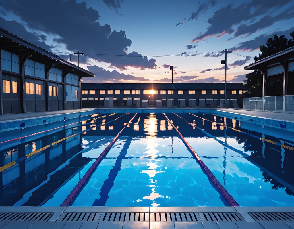 学園・学校プール背景素材500枚 Vol1 使いやすい大サイズ