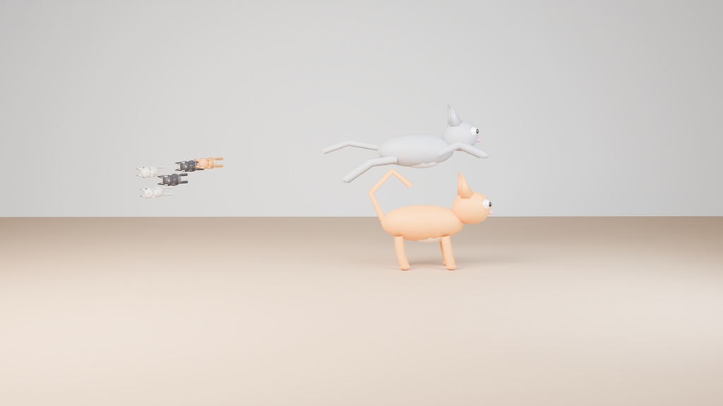 猫エフェクト Blenderファイル（キャッシュ付き）