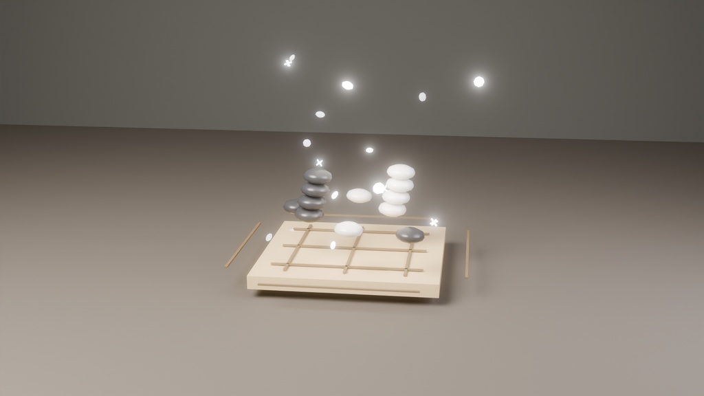 碁石エフェクト Blenderファイル（キャッシュ付き）