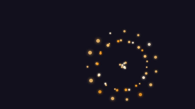 きらきら粒エフェクト 16:9(APNG / WebP)