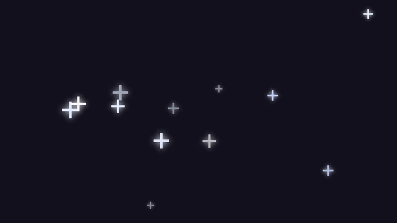 きらきら粒エフェクト 16:9(APNG / WebP)