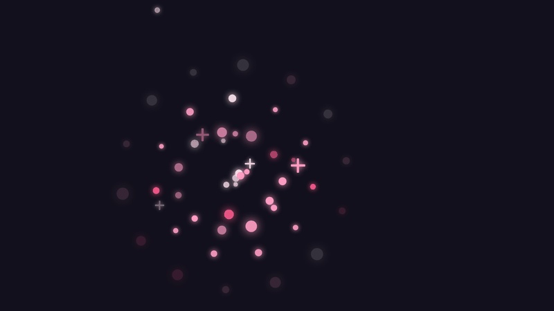 きらきら粒エフェクト 16:9(APNG / WebP)