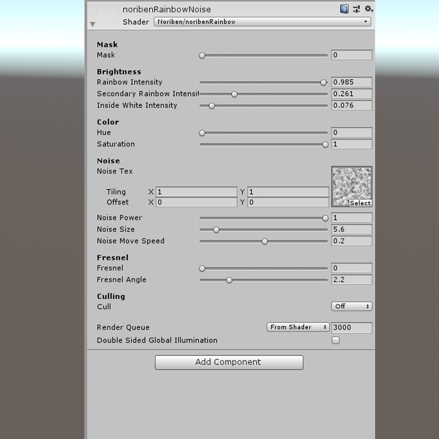 リアル虹シェーダー / Realistic Rainbow shader