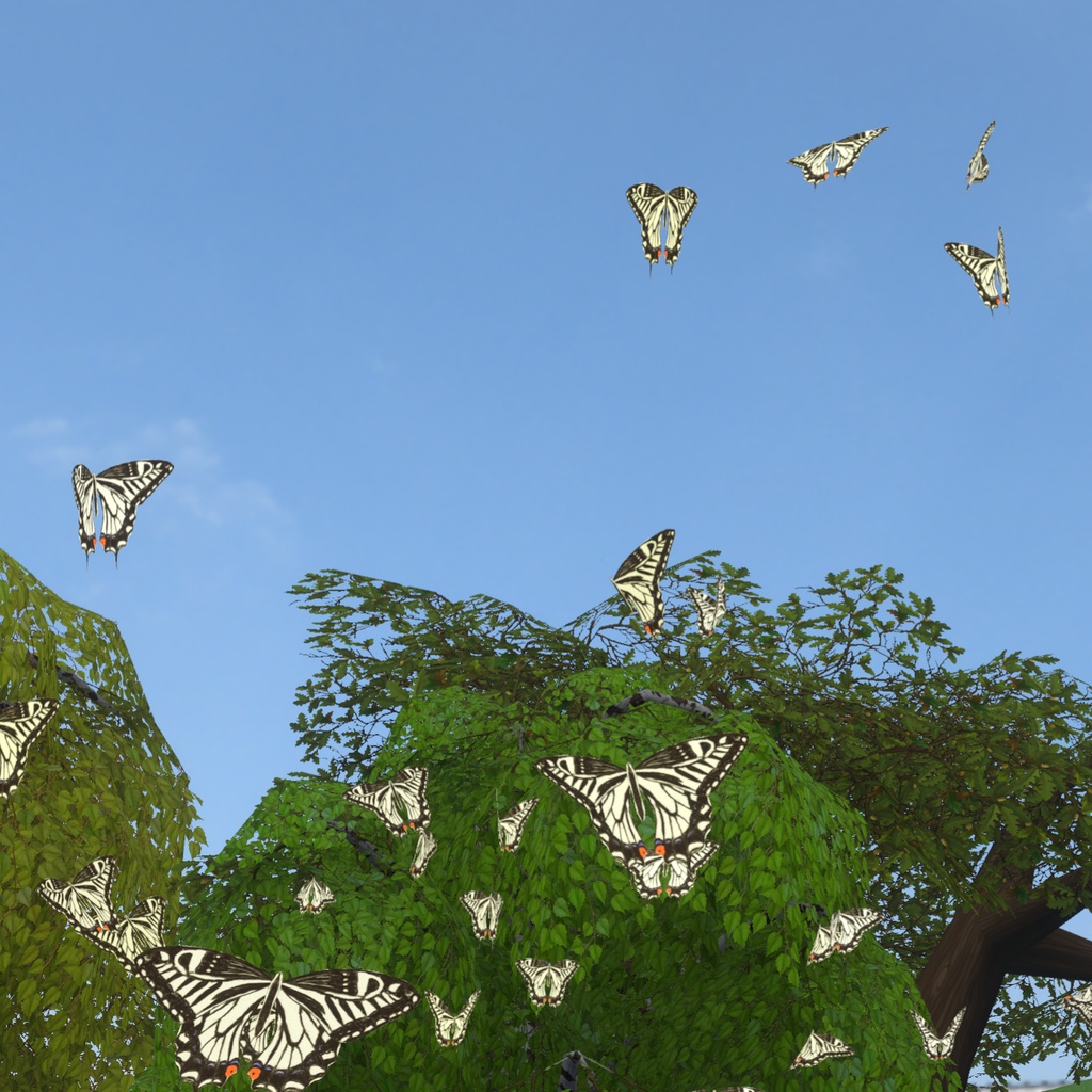 ちょうちょパーティクル / Butterfly Particle