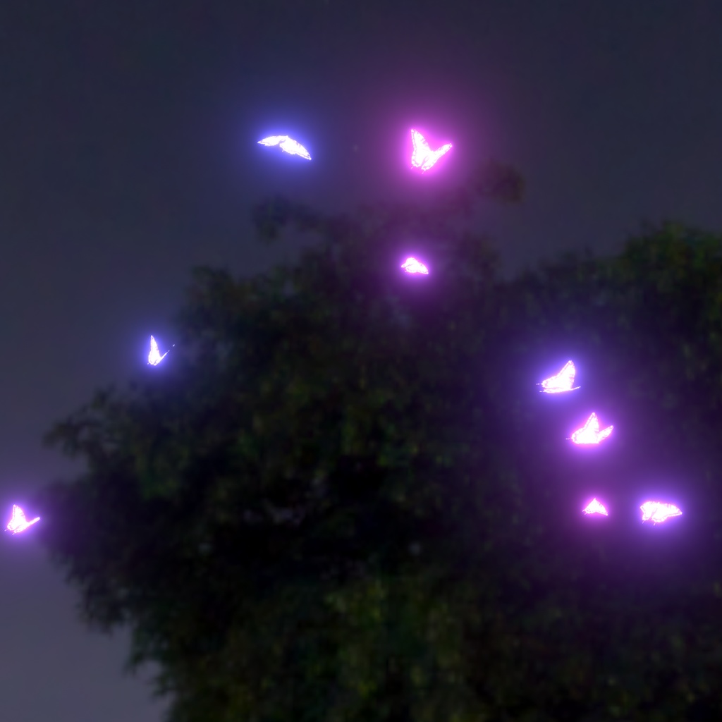 ちょうちょパーティクル / Butterfly Particle