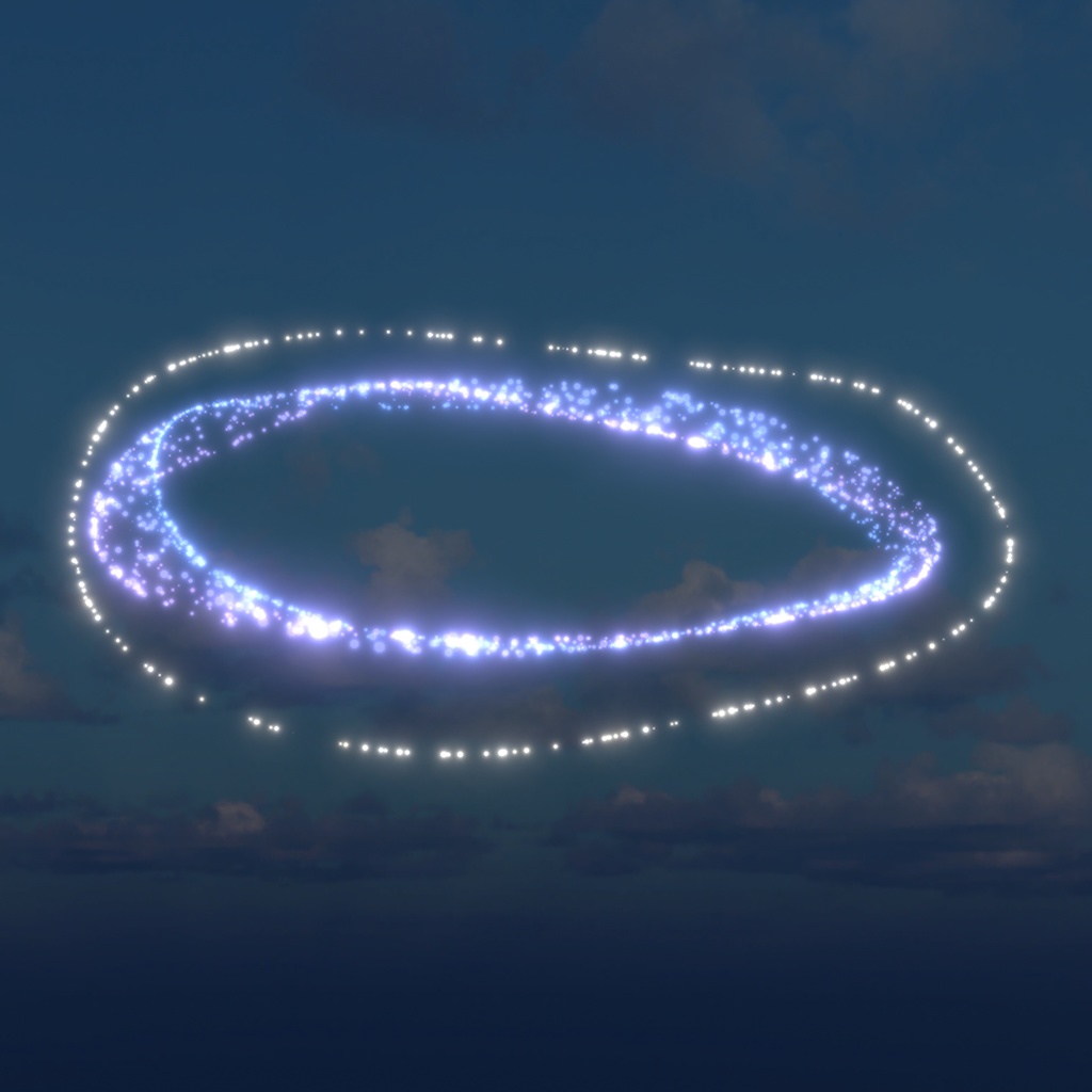 パーティクルふわふわリング / Particle FuwaFuwa Ring