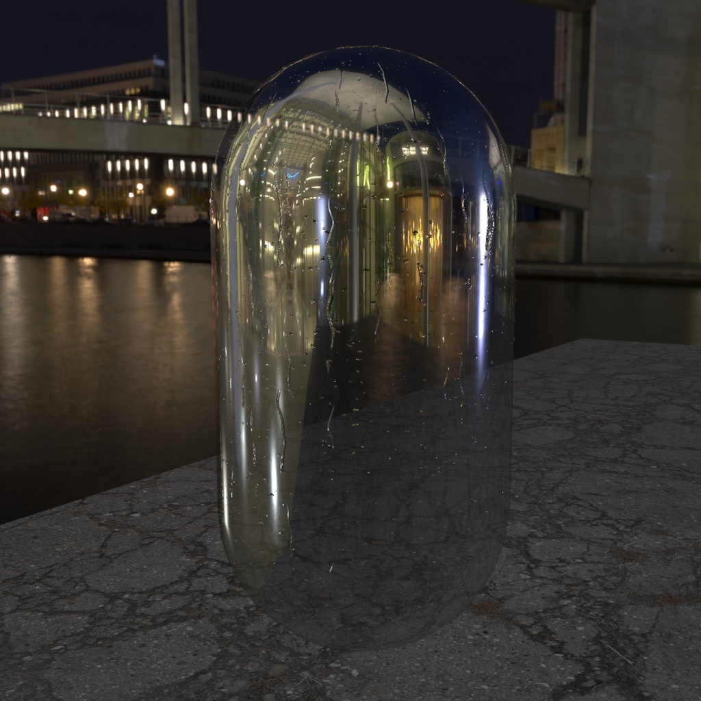 軽量雨粒シェーダー / RainDropShader