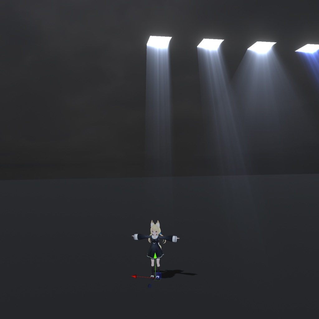 天窓ライトシャフトシェーダー / Skylight Window LightShaft Shader