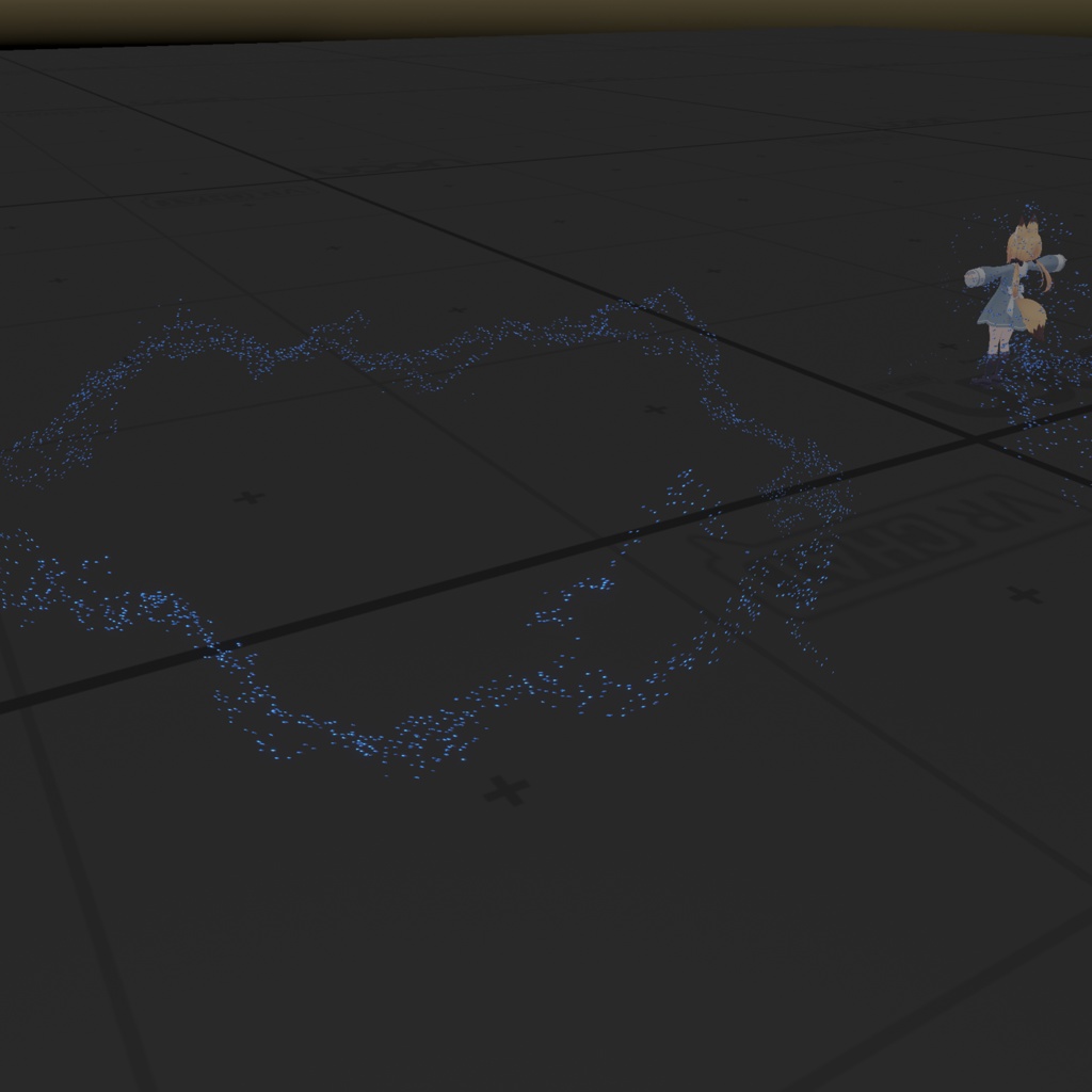 空間を泳ぐネオンテトラパーティクル / NeonTetra Particle