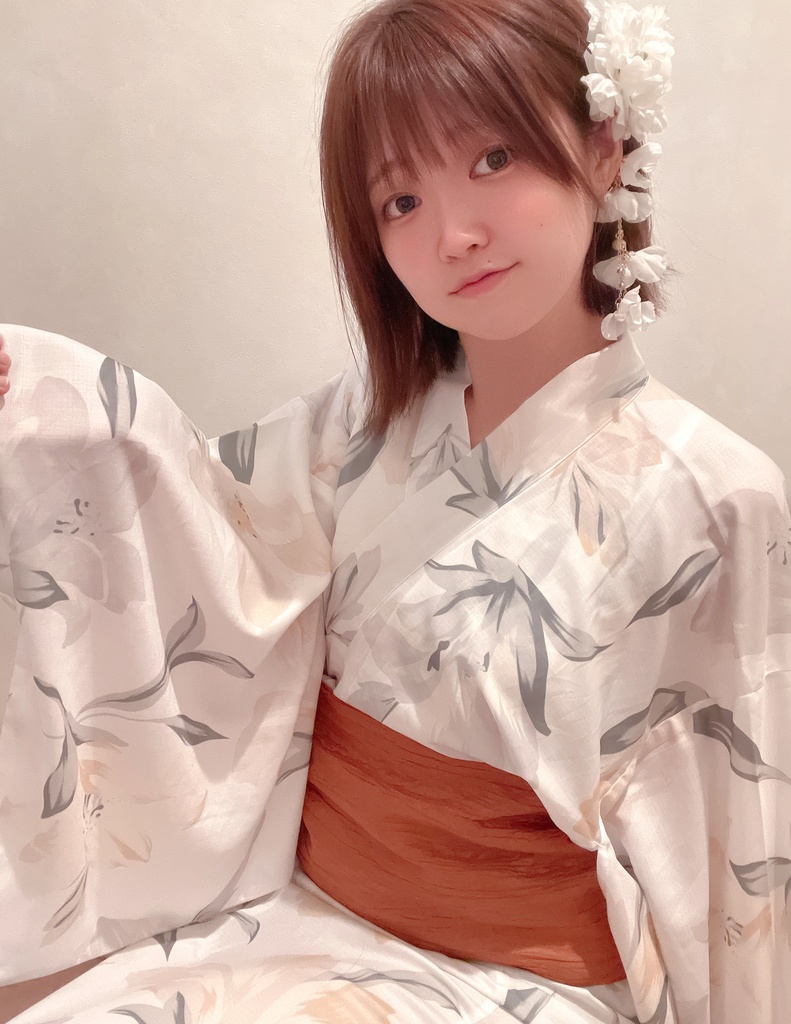 浴衣チェキ(白)