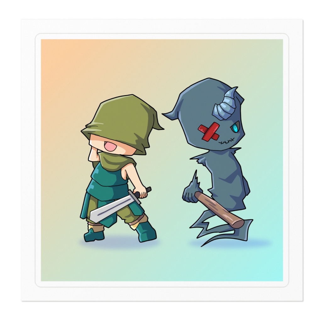 仲良しステッカー