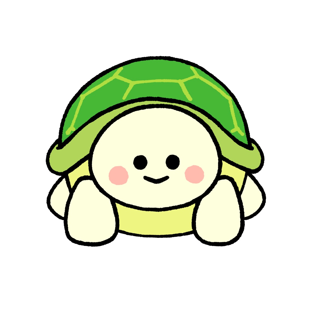 ゆるい亀さんVTuber【汎用モデル】
