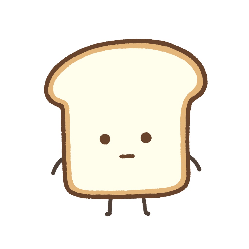 食パンのVTuberモデル