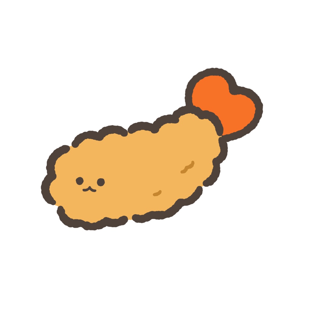 ゆるいエビフライVTuberモデル