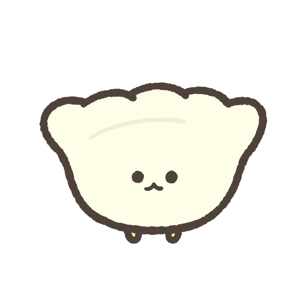 餃子のゆるキャラVTuberモデル