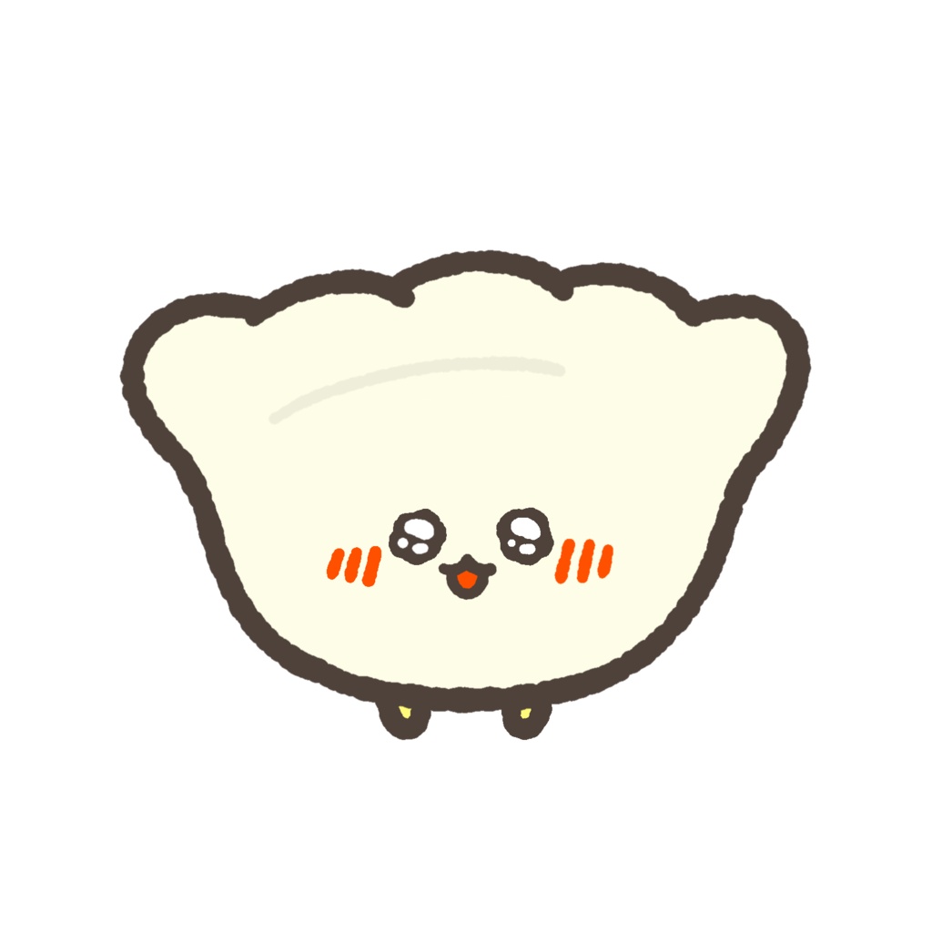 餃子のゆるキャラVTuberモデル