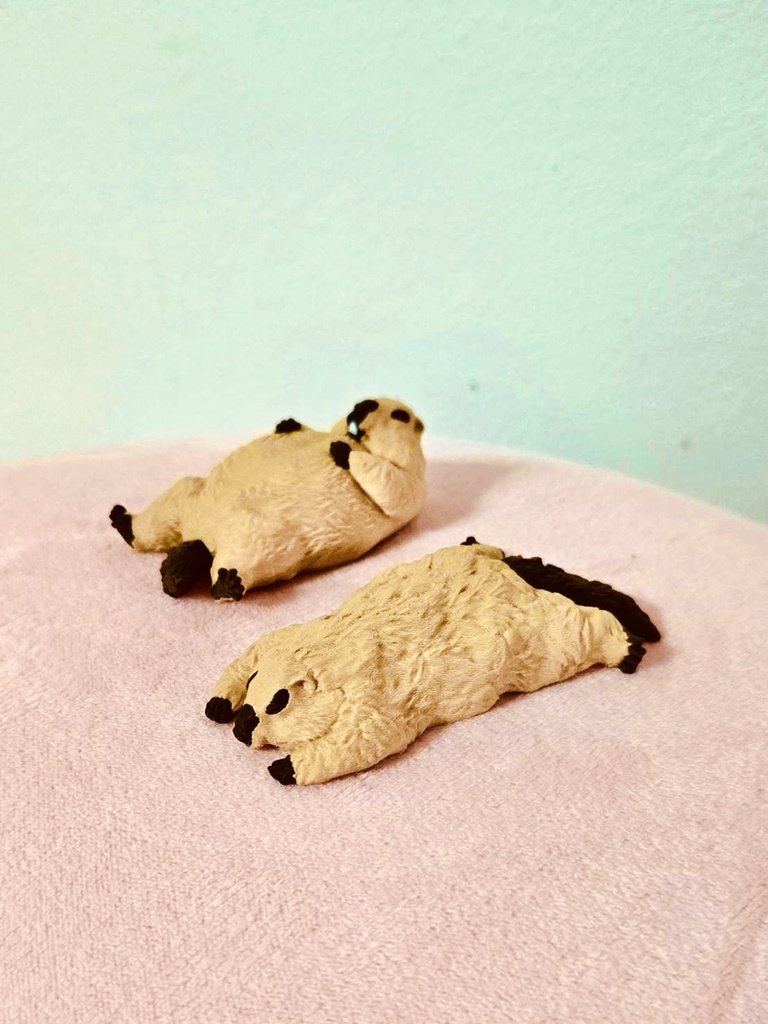 <10月発送> どこでもペターンマーモット “ぺたーん” “へそ天” 予約販売