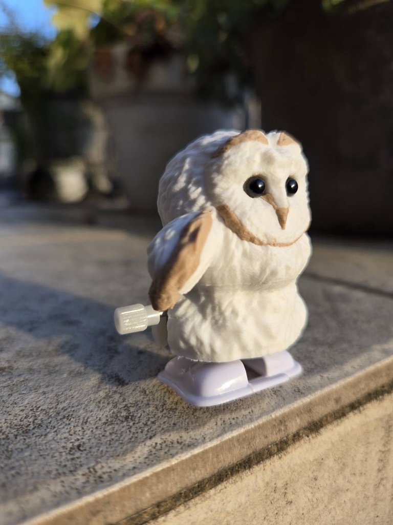 爆走!!走るメンフクロウの赤ちゃん