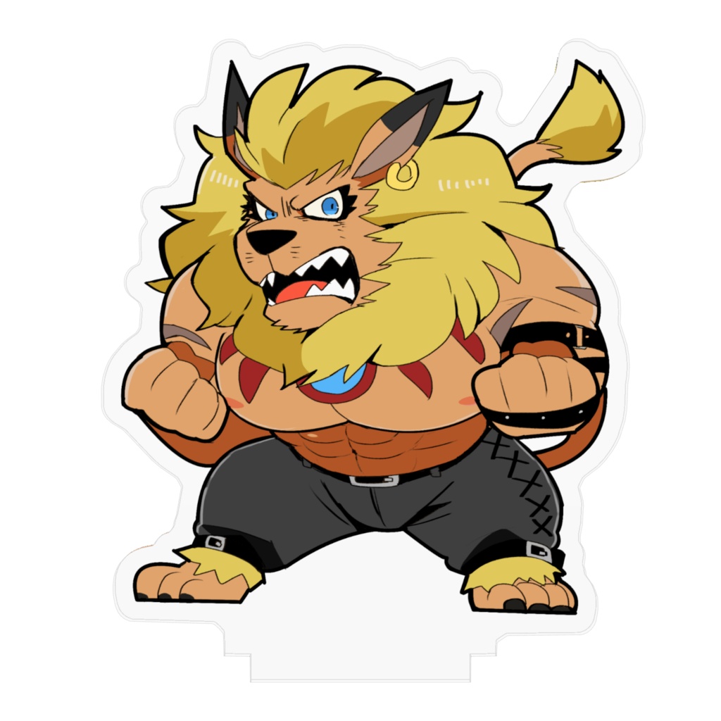 レオモンアクリルフィギュア