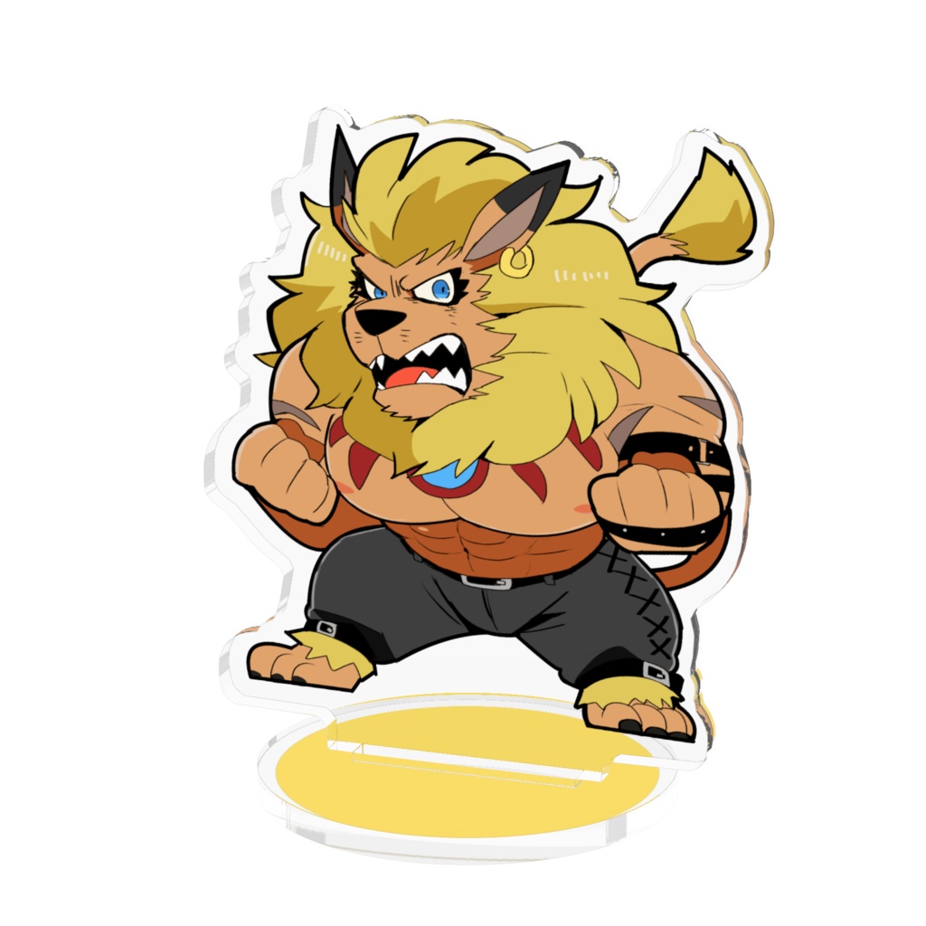 レオモンアクリルフィギュア