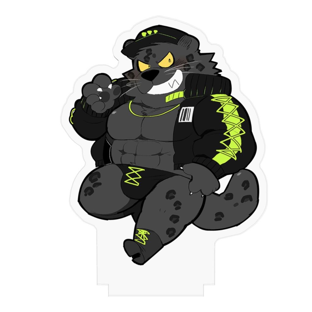 エナドリクロヒョウさんのアクリルフィギュア