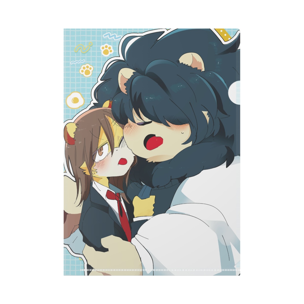 モサ男くんとヤンキーくんクリアファイル