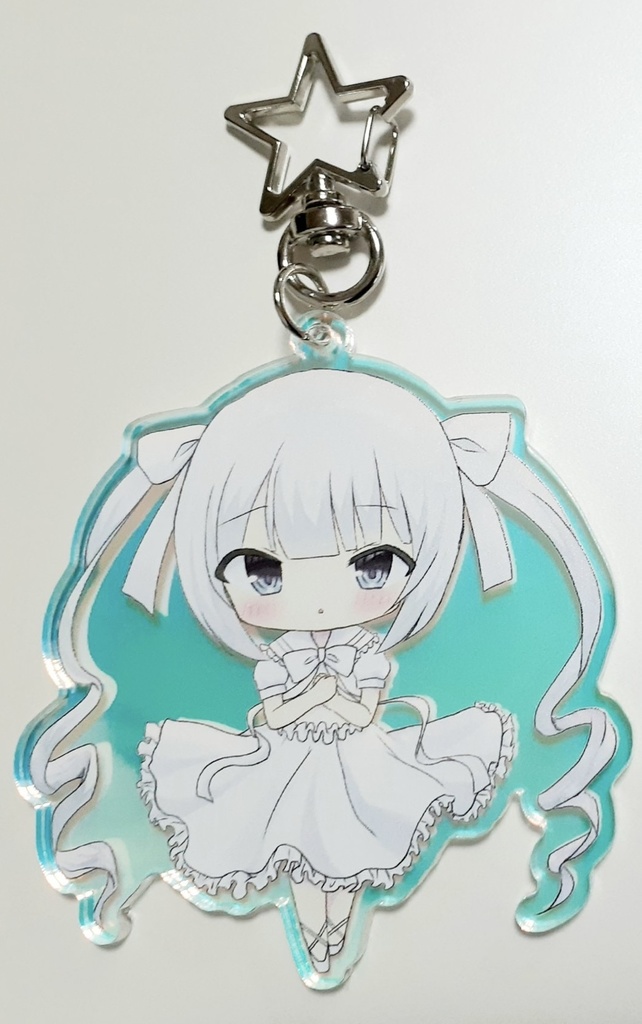 ましろちゃんオーロラアクリルキーホルダー