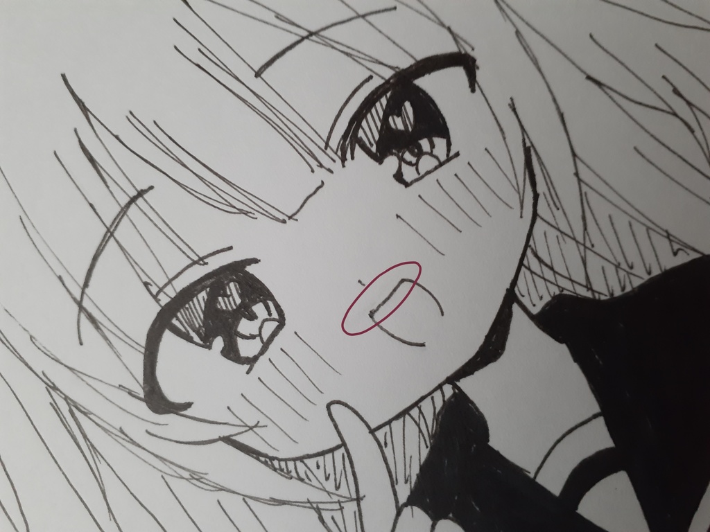 【Lau】直筆色紙 オリジナル(小難あり)