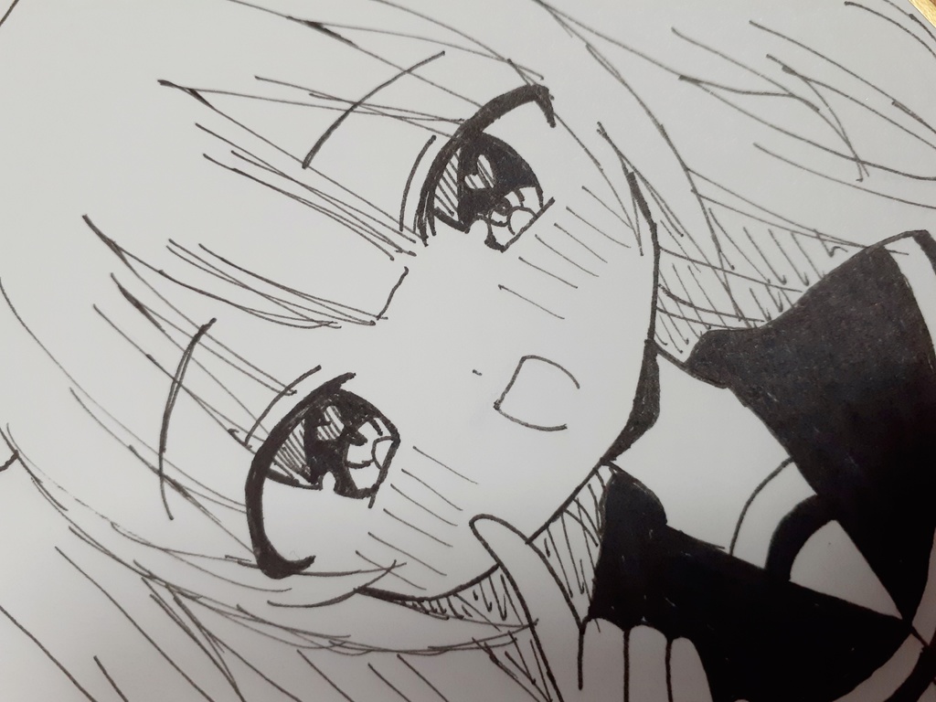 【Lau】直筆色紙 オリジナル(小難あり)