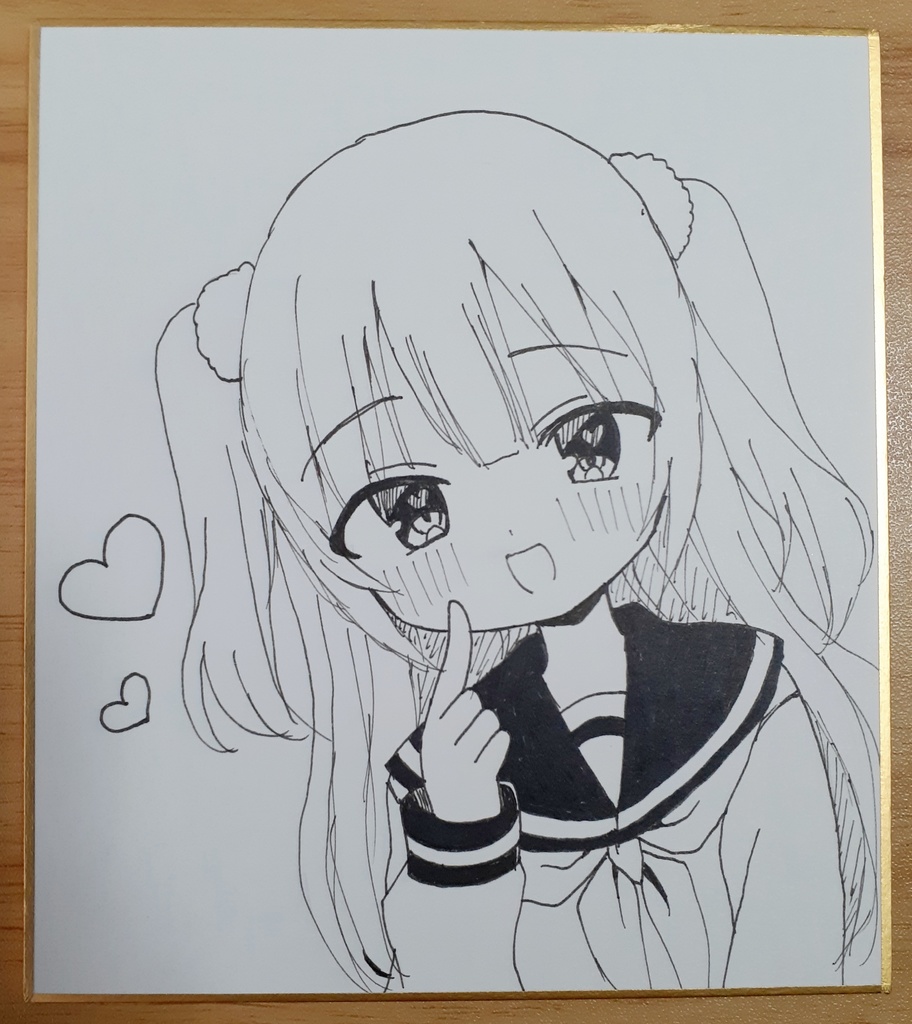 【Lau】直筆色紙 オリジナル(小難あり)