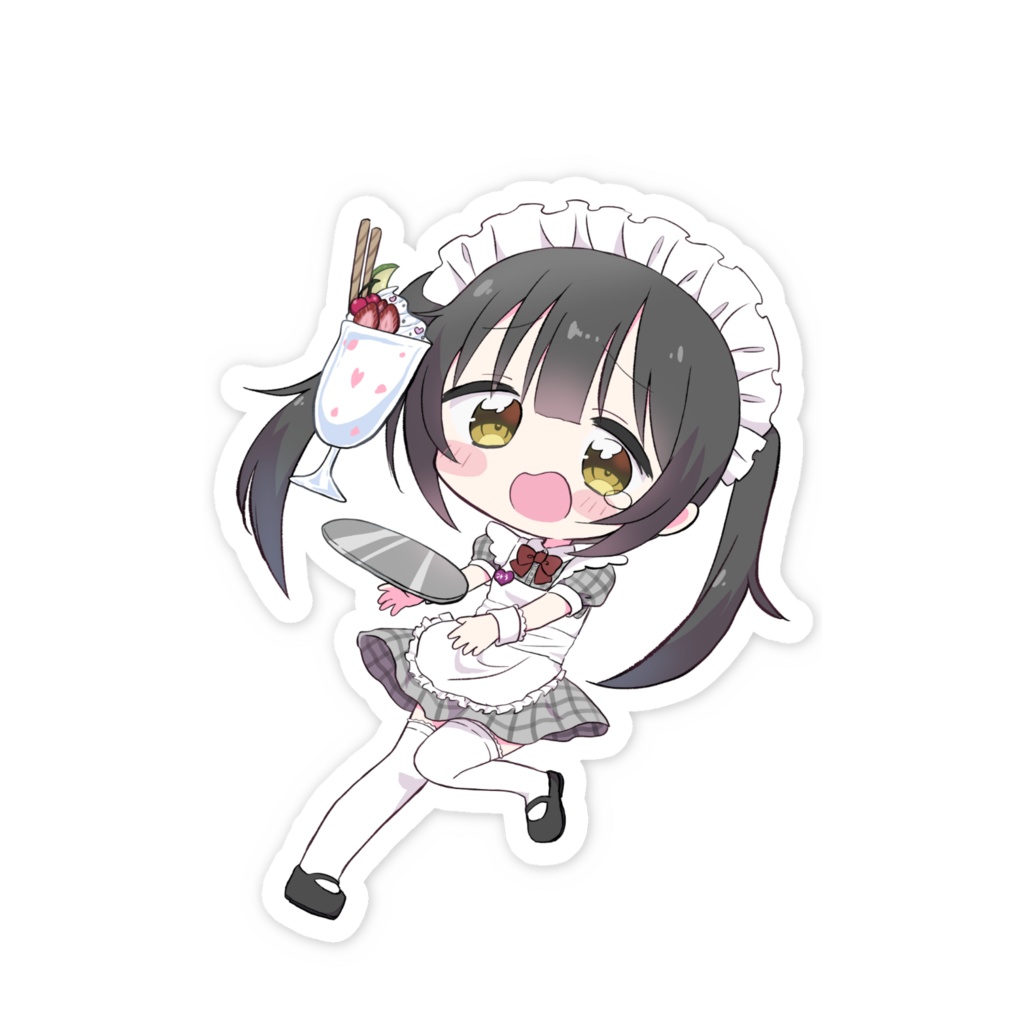 ドジっ子メイドみうちゃんステッカー