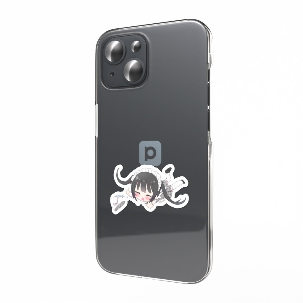 ドジっ子メイドみうちゃんすってんステッカー