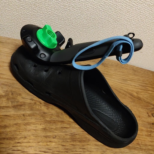 【販売終了】 トラッカー化 VIVE コントローラー用 カメラネジ (1/4インチ メス) マウンター