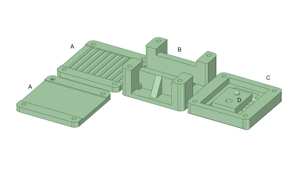 【別注】 モバイルバッテリー対応 VIVE トラッカー 等に ワンタッチで着脱できるベルトマウンターキット