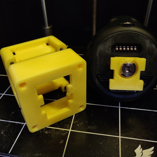 【別注】モバイルバッテリー内蔵可能 標準カメラねじ(1/4インチ)対応 ワンタッチマウント