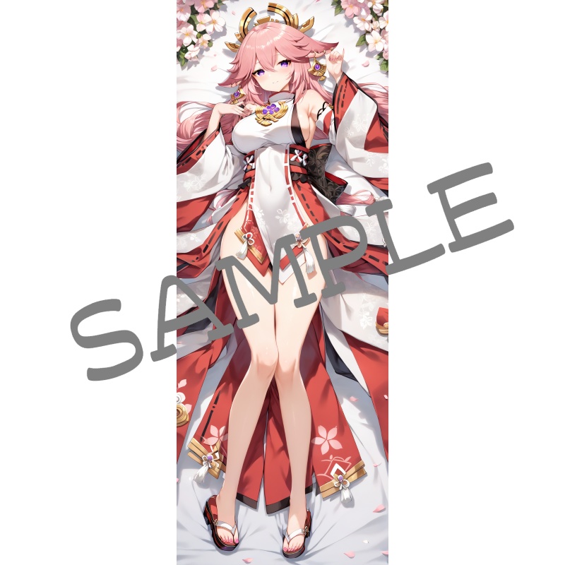 原神インパクト 抱き枕カバー(クレー、胡桃、八重神子)通常衣装+水着