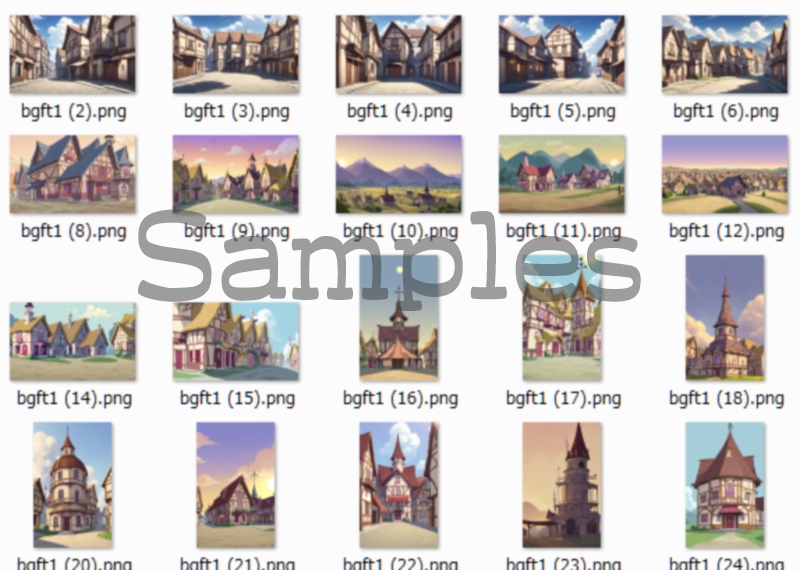『無料配布』 ファンタジックな背景素材色々