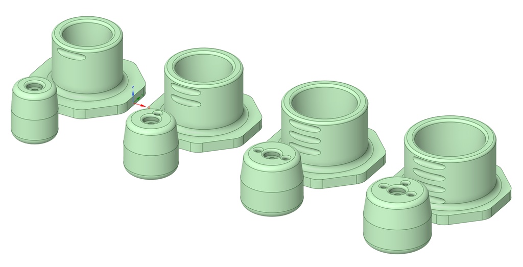 【頒布時期未定】【ミニ四駆】おしこみちゃん 4種類【タイヤ取り付け治具】
