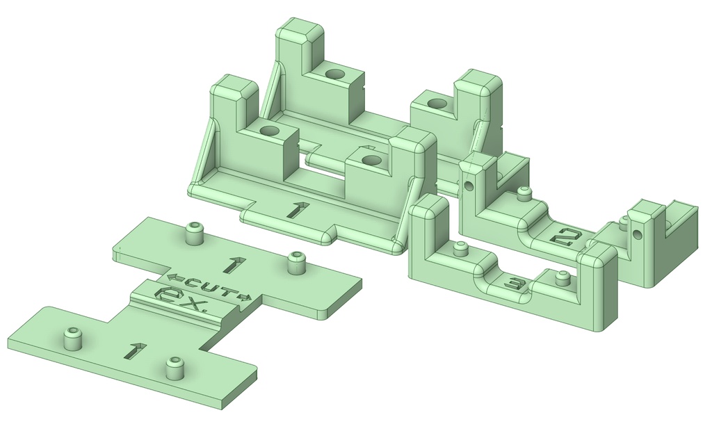 【頒布時期未定】【ミニ四駆】やわらかさん 【MSフレキ加工補助治具】