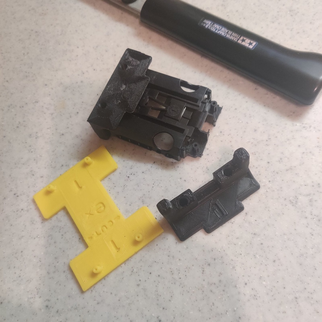 【頒布時期未定】【ミニ四駆】やわらかさん 【MSフレキ加工補助治具】