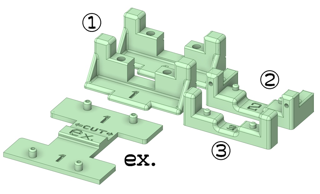 【受注生産】【ミニ四駆】やわらかさん 【MSフレキ加工補助治具】