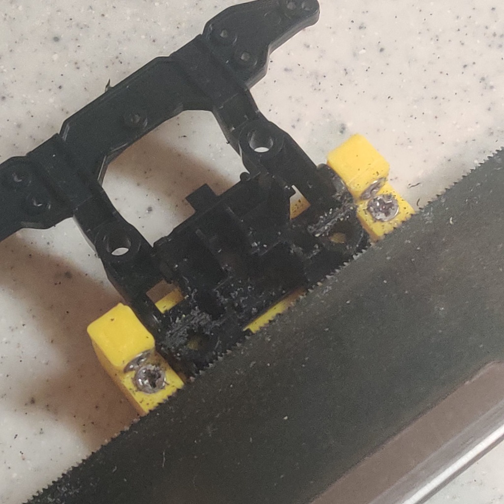 【頒布時期未定】【ミニ四駆】やわらかさん 【MSフレキ加工補助治具】