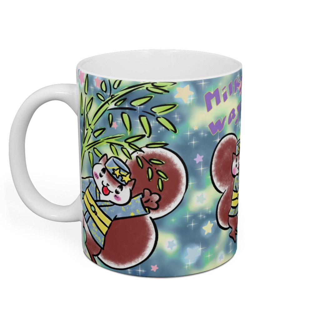 リス君のミルキーウェイマグカップ