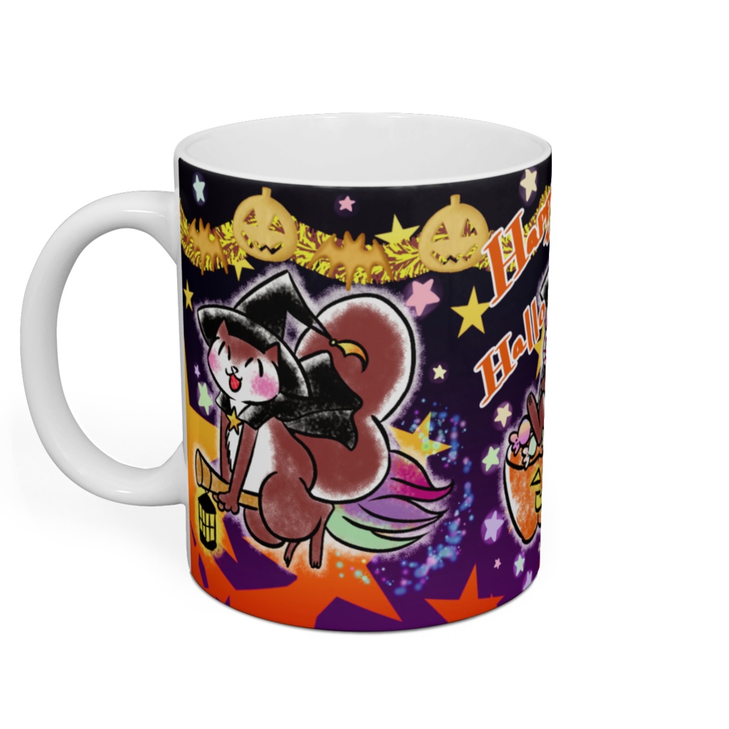 ハロウィンリス君マグカップ