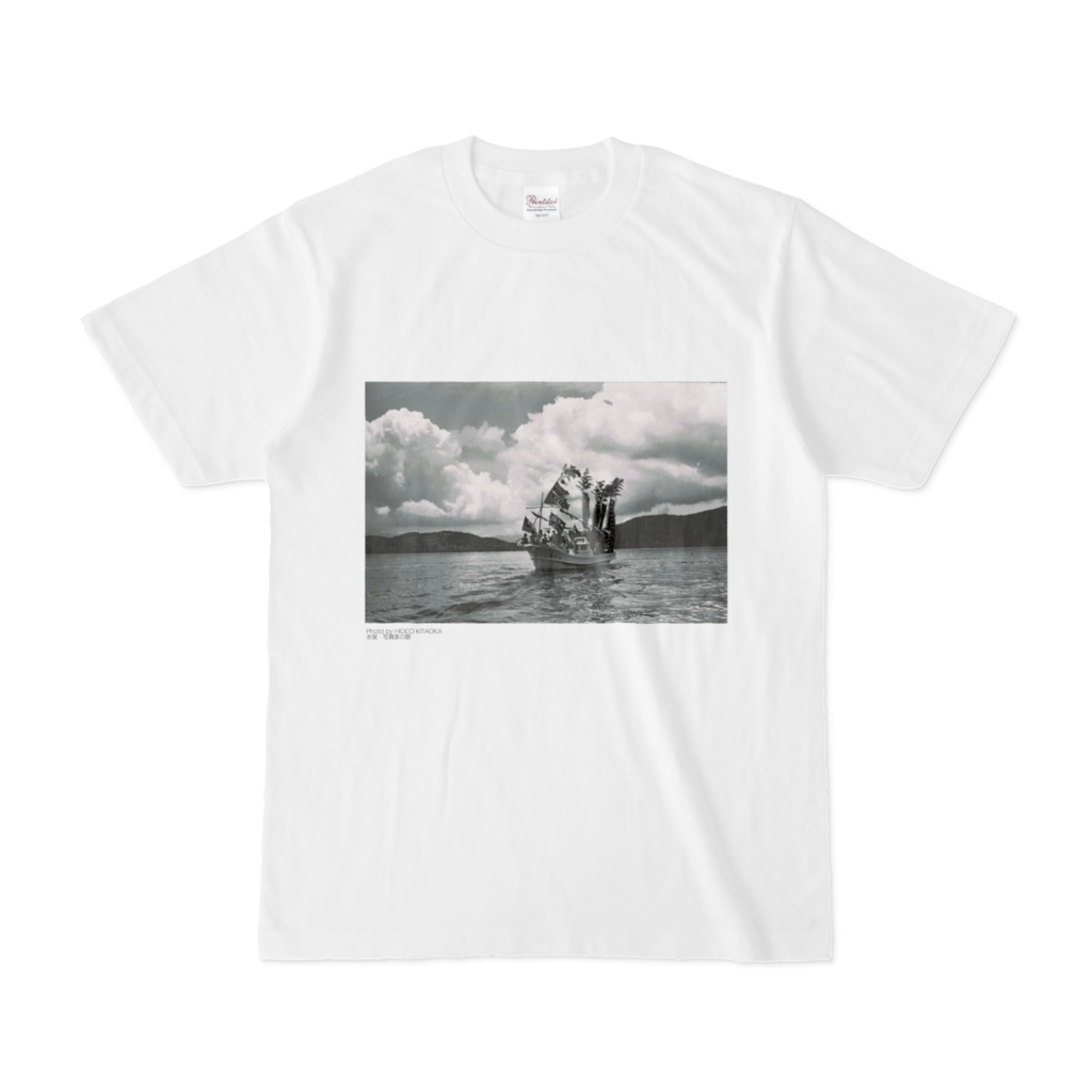 北岡秀郎写真Tシャツ（白）　不知火海
