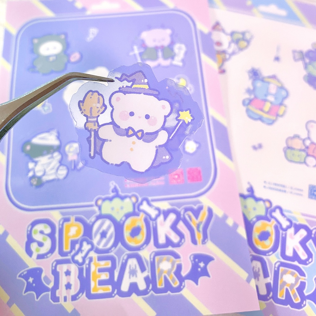 【クリアシール】すぷーきーべあ