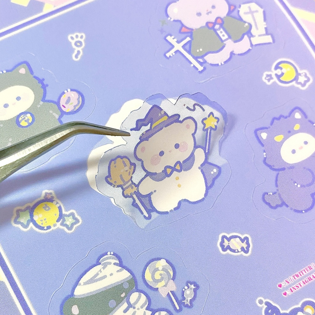 【クリアシール】すぷーきーべあ