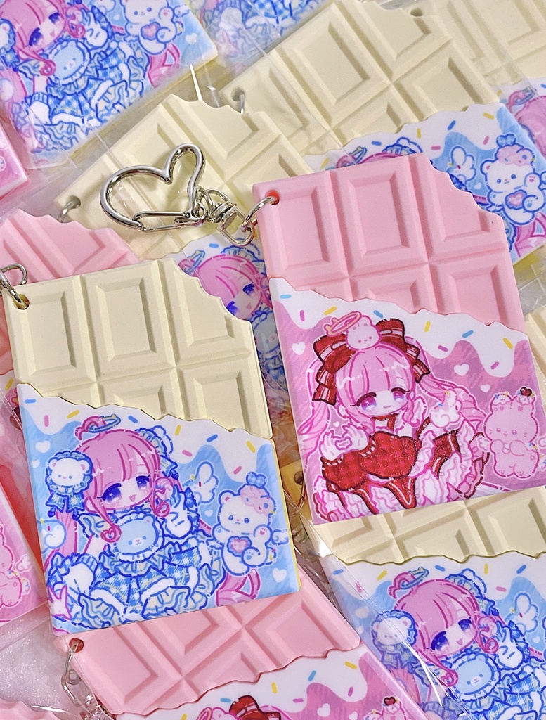 【ラバーキーホルダー】チョコレート