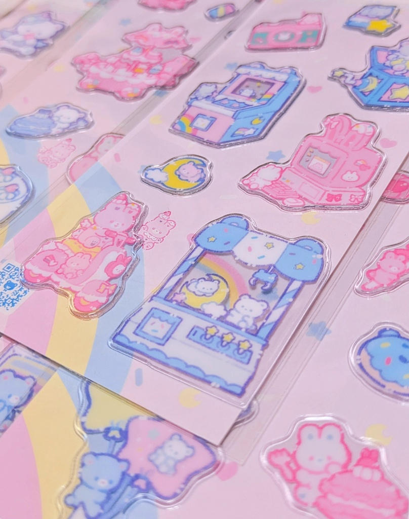 【シール】ぷっくりシール